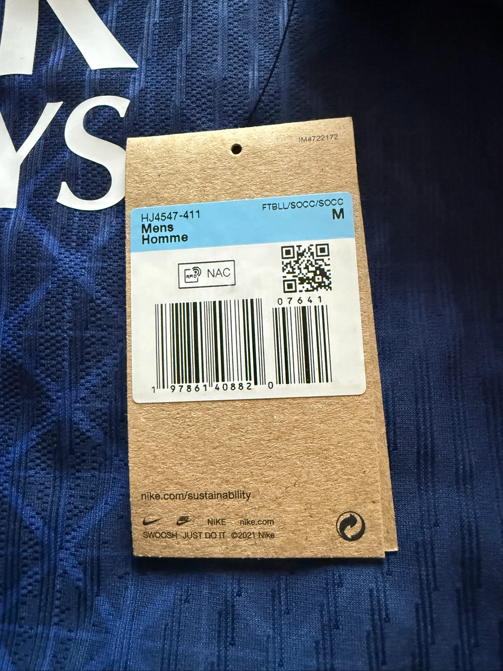 Camiseta oficial del PSG 2025/2026 Vapor partido Dembélé talla M Final Local nueva – photo 9